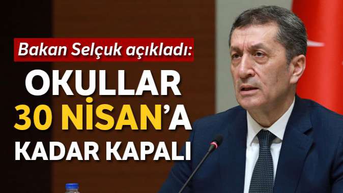 Bakanlardan ortak açıklama! Uzaktan eğitim 30 Nisan’a kadar uzatıldı