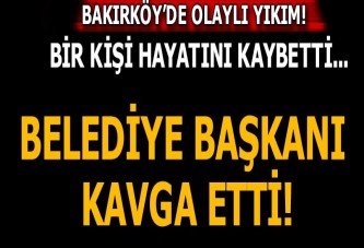 Bakırköy'de yıkım sırasında bir işçi öldü