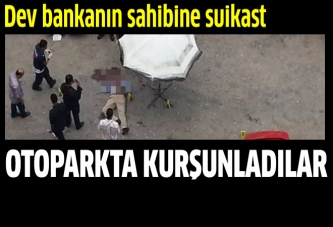 Banka sahibine suikast