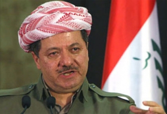 Barzani, Kerkük sınırındaki Peşmerge'yi denetledi