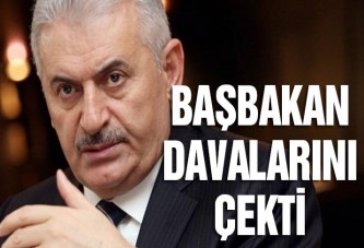 Başbakan davalarını çekti