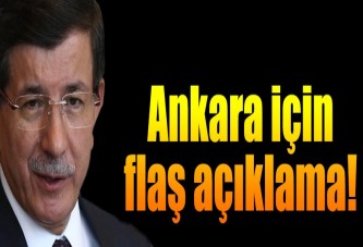 Başbakan Davutoğlu: Ankara'ya has güvenlik tedbirleri alacağız