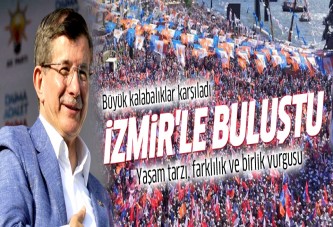 Başbakan Davutoğlu İzmir mitinginde konuştu