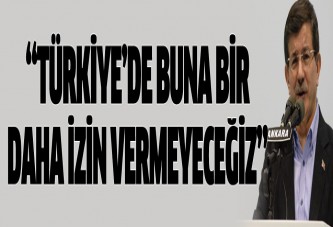 Başbakan Davutoğlu konuşuyor