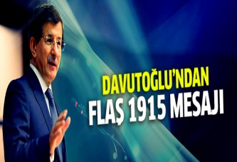 Başbakan'dan 1915 mesajı