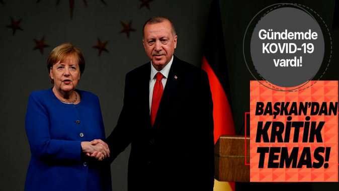 Başkan Erdoğan Almanya Başbakanı Merkel ile görüştü!