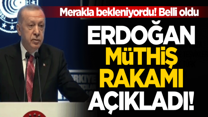 Başkan Erdoğan dış ticaret rakamlarını açıkladı: 225 milyar 368 milyon dolar...