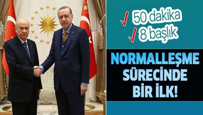 Başkan Erdoğan ile MHP lideri Bahçelinin görüşmesinin detayları ortaya çıktı