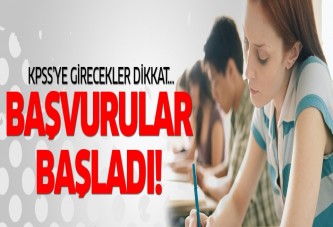 Başvurular Başladı