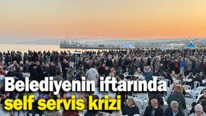 Belediye iftarında kriz!