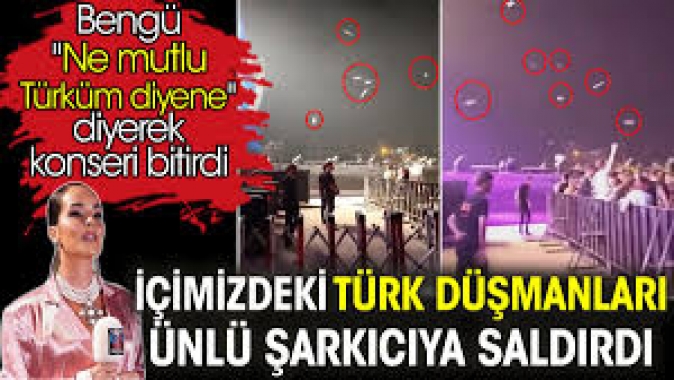 Bengü Ne mutlu Türküm diyene dedi. İçimizdeki Türk düşmanları saldırdı