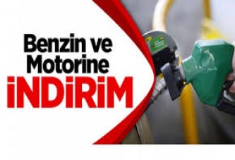 Benzin ve motorinde indirim