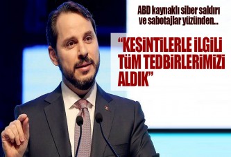 Berat Albayrak'tan elektrik kesintilerine ilişkin flaş açıklamalar