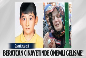 Beratcan cinayetinde önemli gelişme!