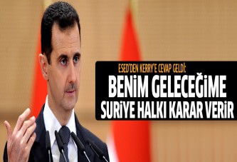 Beşar Esed: Benim geleceğime Suriye halkı karar verir