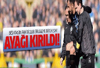 Beşiktaş'ın rakibine büyük şok! Ayağı kırıldı