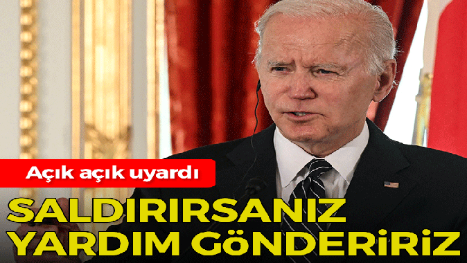 Bidendan Çine flaş sözler: Saldırı durumunda yardım ederiz