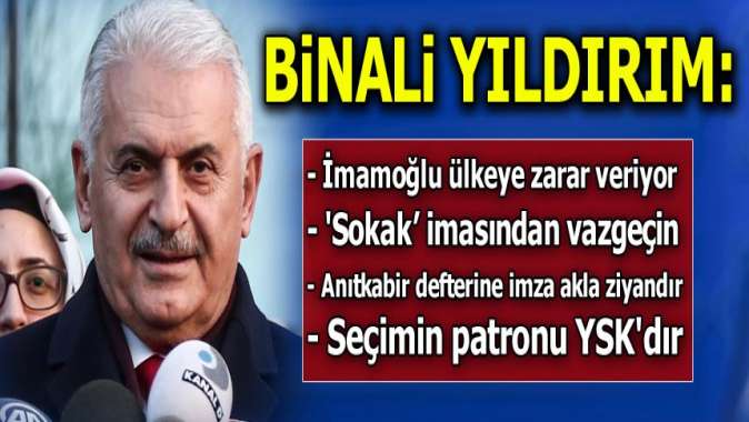 Binali Yıldırımdan flaş açıklama: Karar açıklanmadan sorumsuzca davranmak ülkeye zarar verir