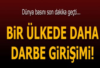 Bir ülkede daha darbe girişimi