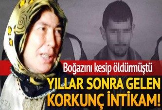 Boğazını keserek öldürdü! 'Küçükken gözüme iğne batırmıştı'