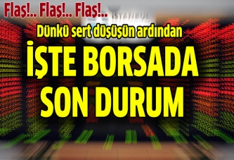 Borsa toparlanıyor