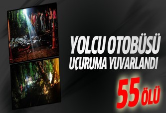 Brezilya'da yolcu otobüsü uçuruma yuvarlandı