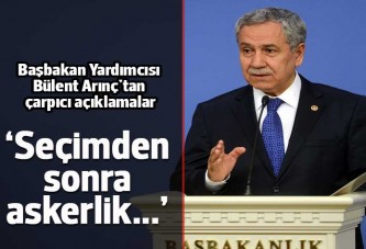 Bülent Arınç: Askerlik için alınan 6 bin Euro'yu düşüreceğiz