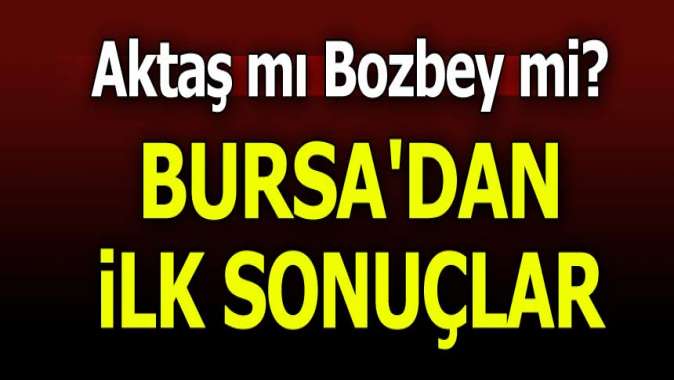 Bursa seçim sonuçları açıklanıyor! İşte son dakika oy oranları...