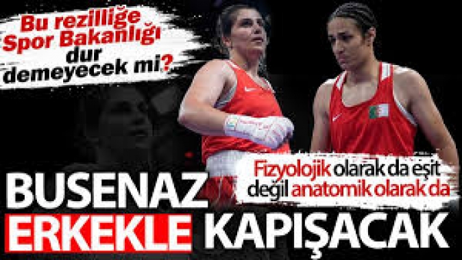 Busenaz erkekle kapışacak! Bu rezilliğe Spor Bakanlığı dur diyecek mi?