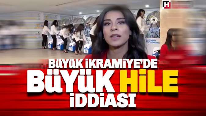 Büyük ikramiye de büyük hile iddiası: Rakamları önceden yazdılar