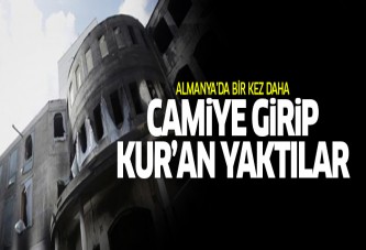 Camiye girip Kur'an yaktılar