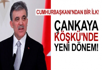 Çankaya Köşkü'nde yeni dönem!