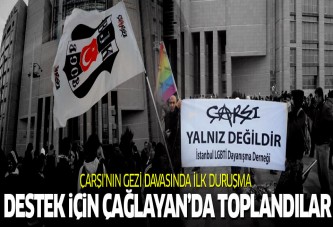 Çarşı davası için Çağlayan'da toplandılar