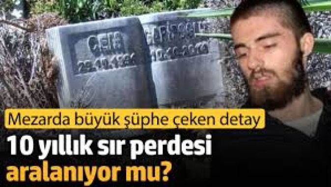 Cem Garipoğlunun mezarında naylon poşet şüphesi! Dikkat çeken detay