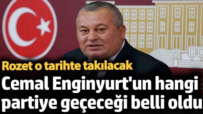 Cemal Enginyurtun hangi partiye geçeceği belli oldu. Rozet o tarihte takılacak