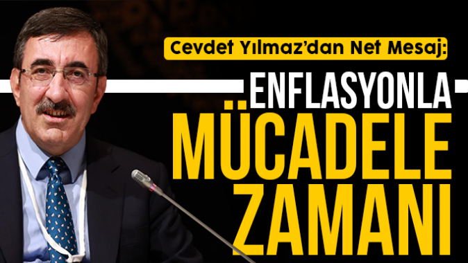 Cevdet Yılmazdan enflasyon mesajı!