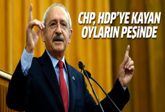 CHP, HDP'ye kayan oyların peşinde