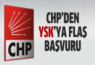 CHP YSK'ya başvurdu