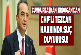 CHP'li Bülent Tezcan hakkında flaş gelişme.