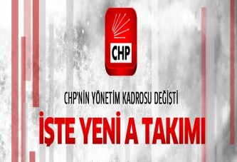 CHP'nin yönetim kadrosu değişti! İşte yeni isimler