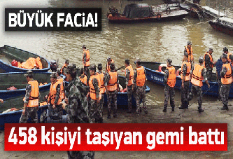 Çin'de gemi faciası: 446 yolcu kayıp