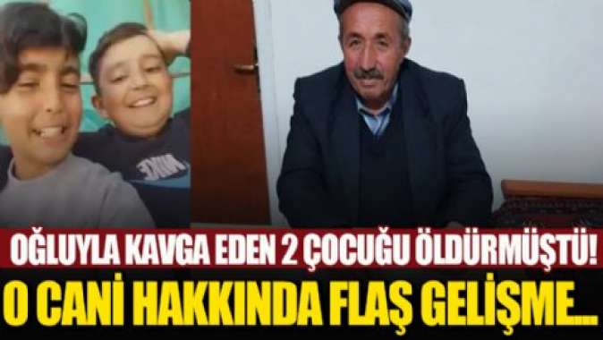 Çorumda oğluyla tartıştığı için iki çocuğu öldüren zanlının ilk ifadesi: Pişmanım