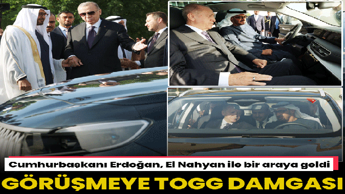 Cumhurbaşkanı Erdoğan BAE Devlet Başkanı ile görüştü