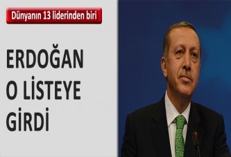 Cumhurbaşkanı Erdoğan elitler listesinde