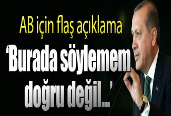 Cumhurbaşkanı Erdoğan: Fırat Kalkanı'na o gün karar verdik