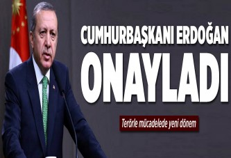 Cumhurbaşkanı Erdoğan o kanunu onayladı..