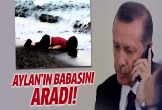 Cumhurbaşkanı Erdoğan'dan Aylan'ın babasına taziye telefonu