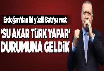 Cumhurbaşkanı Erdoğan'dan önemli açıklamalar.