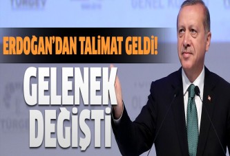 Cumhurbaşkanı Erdoğan'dan Talimat geldi! Yıllardır süren gelenek değişti