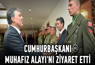 Cumhurbaşkanı Muhafız Alayı'nı ziyaret etti